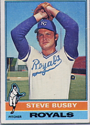 1976 Topps Baseball Cards      260     Steve Busby